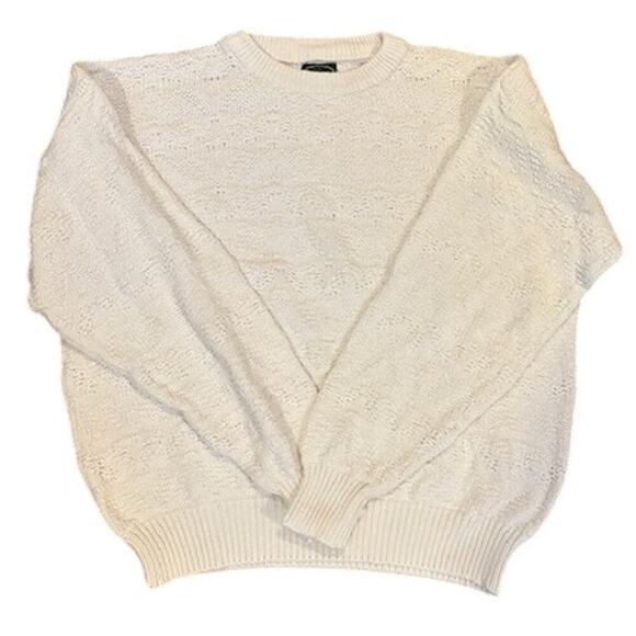 Vintage Izod Men’s Cotton Sweater Size L Made in USA - Picture 2 of 5